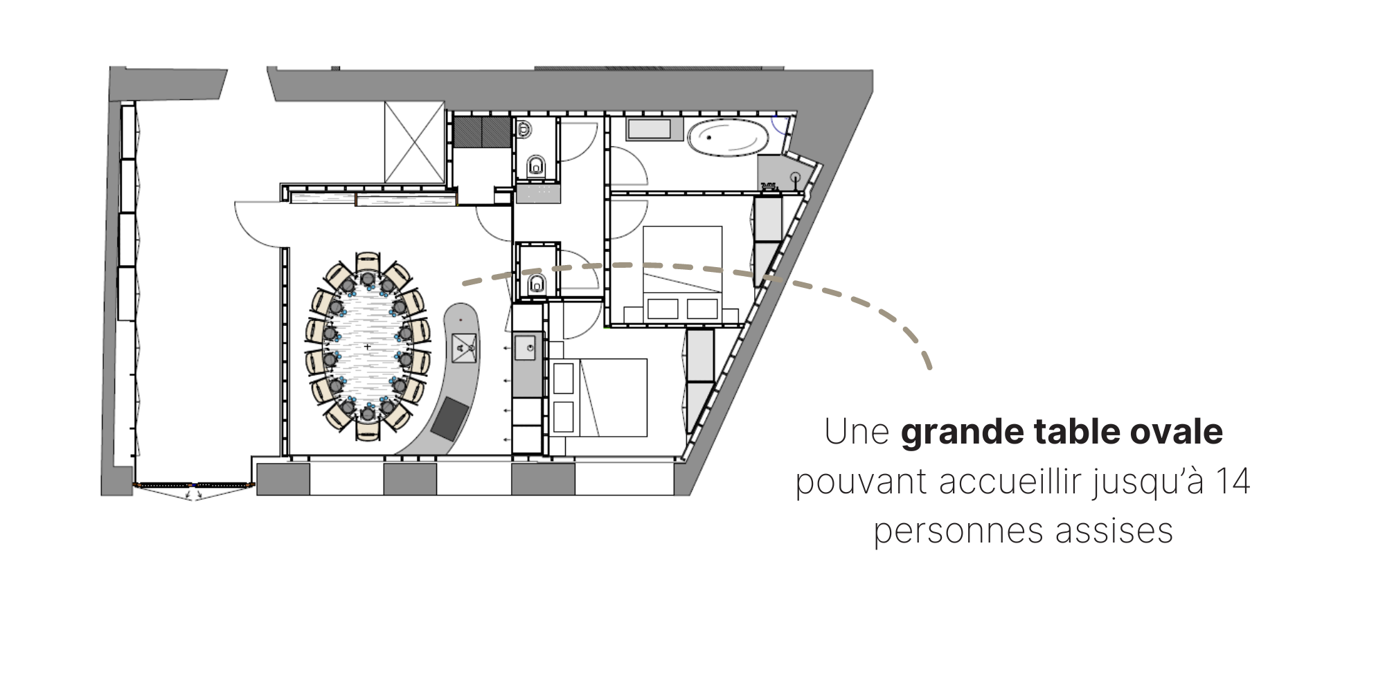 La Salle - Grande table