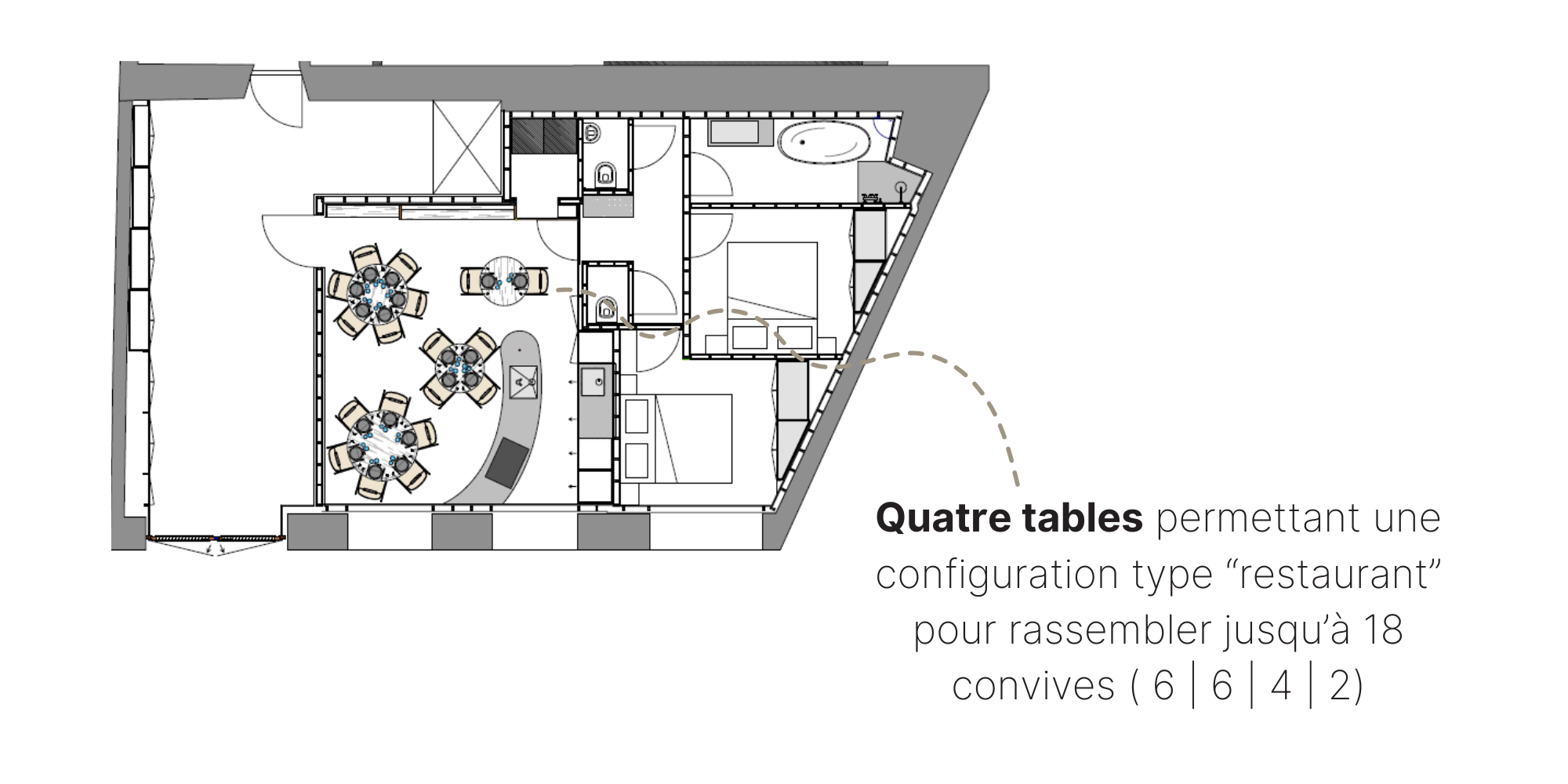 La Salle - Petites tables
